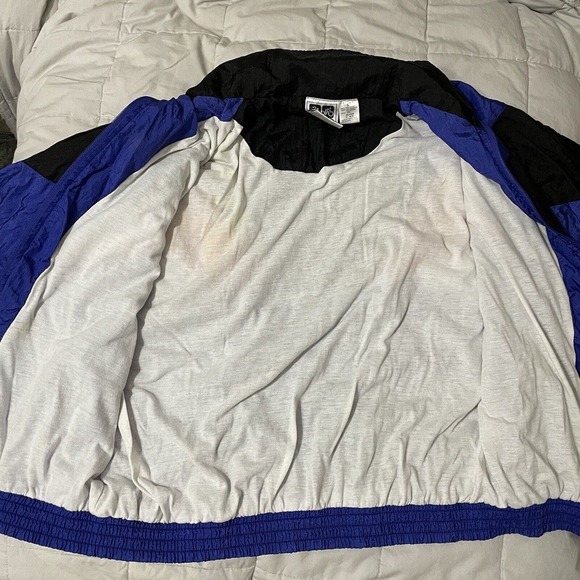 Vintage Active Wear 90'S Men’s Windbreaker Jacket Size L Colorblock Streetwear - Picture 3 of 6